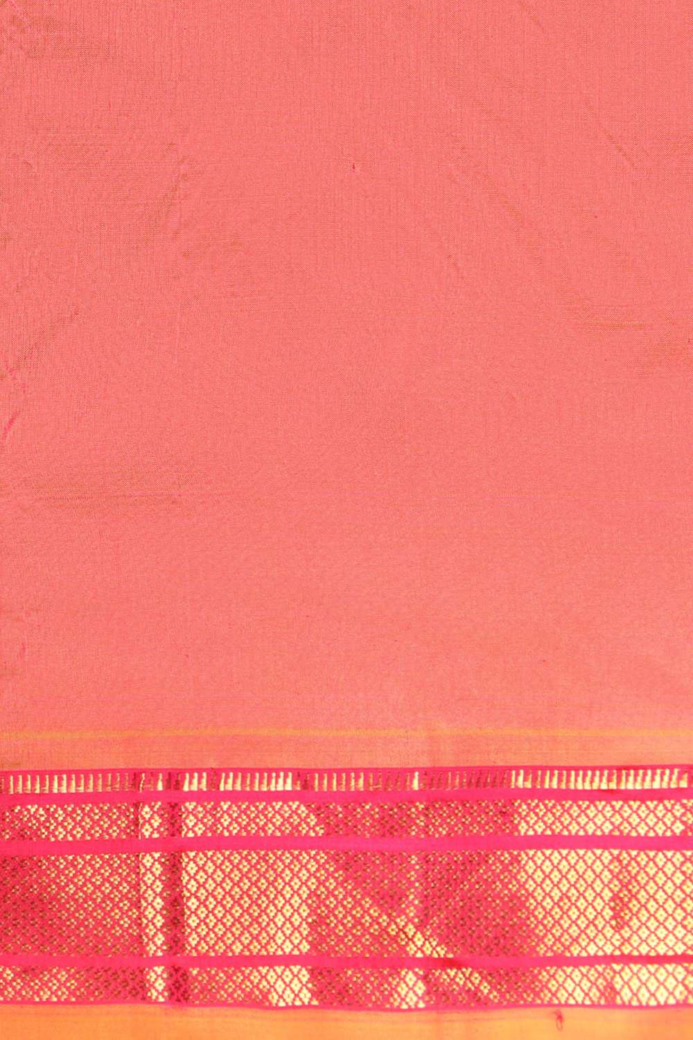 Pink Tapestry Pure Silk Paithani Saree image number null