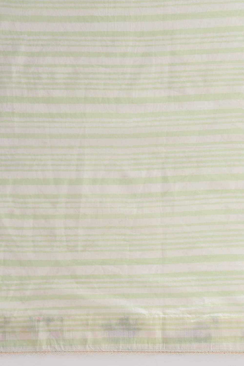 Light Green Pure Cotton Hand Printed Saree image number null
