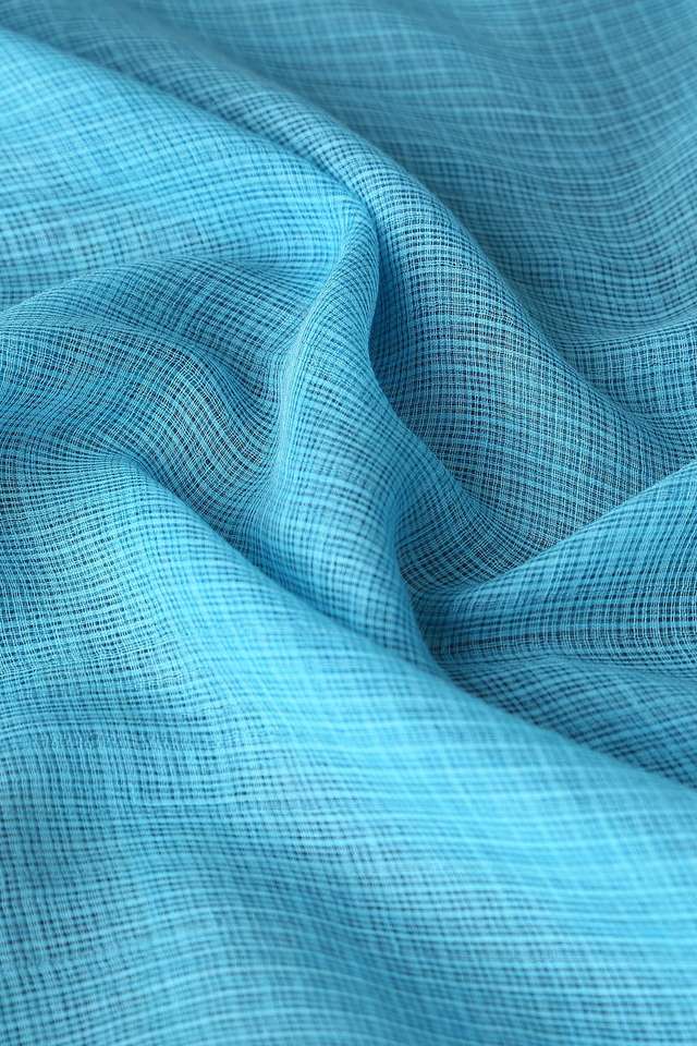Light Blue Pure Silk Kota Printed Saree thumbnail image number null