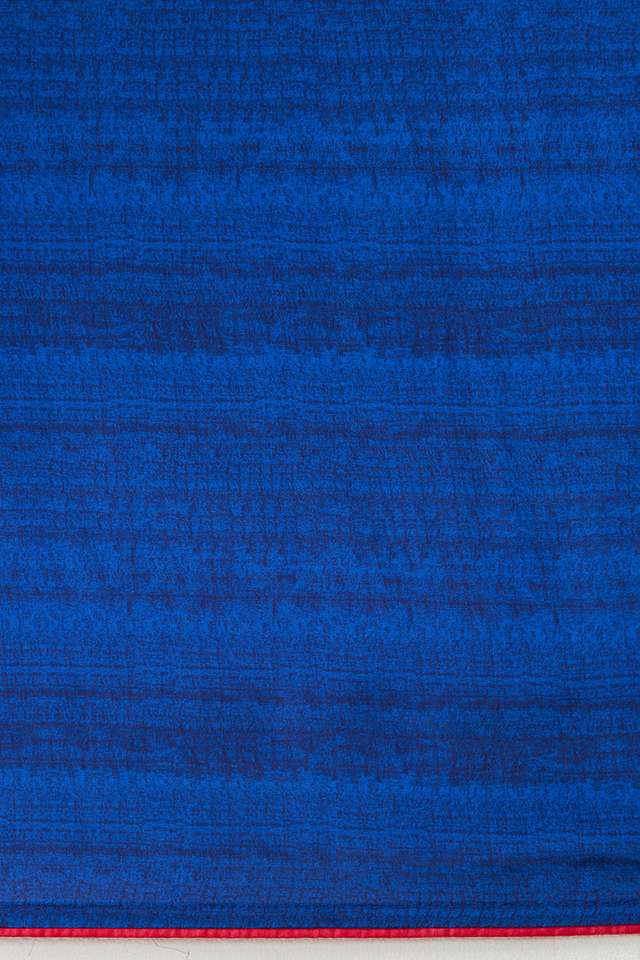 Blue Viscose Chiffon Digital Printed Saree thumbnail image number null