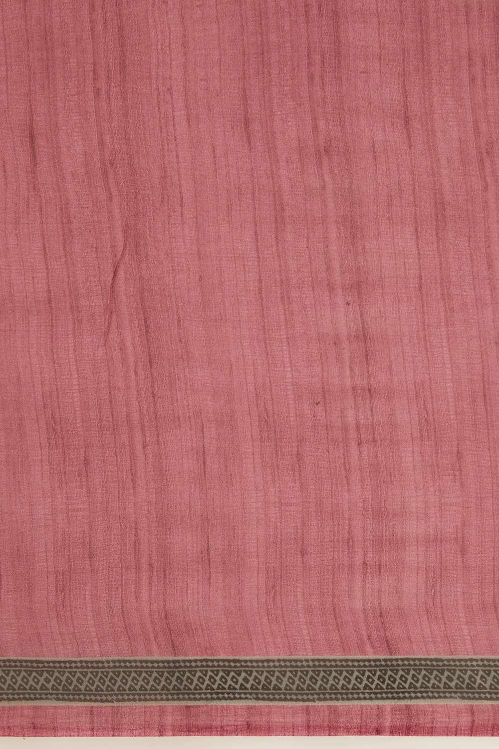 Pink Viscose Georgette Digital Printed  Saree image number null