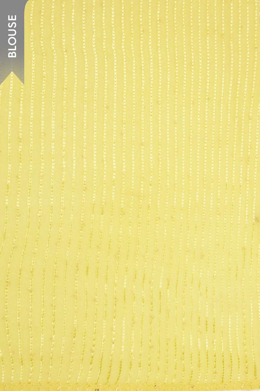 Yellow Printed Viscose Organza Saree image number null