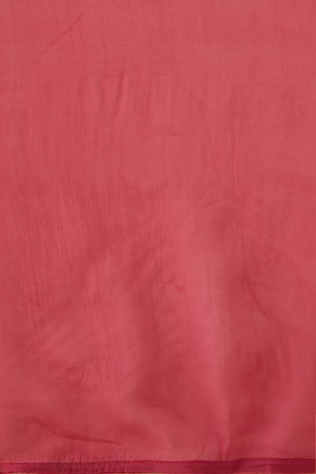 Pink  Organza Viscose Embroidered Saree thumbnail image number null