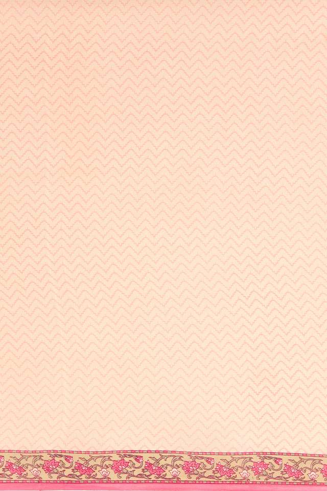 Pink Viscose Organza Printed Saree thumbnail image number null
