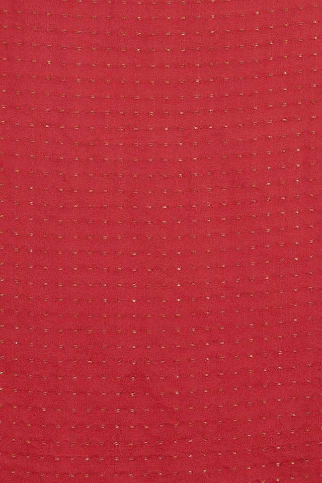 Light Red Pure Chiffon Embroidered Saree thumbnail image number null