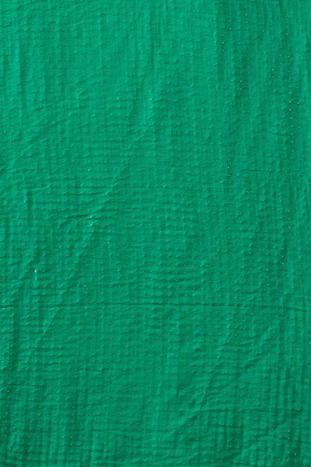 Green Pure Chiffon Woven Saree thumbnail image number null