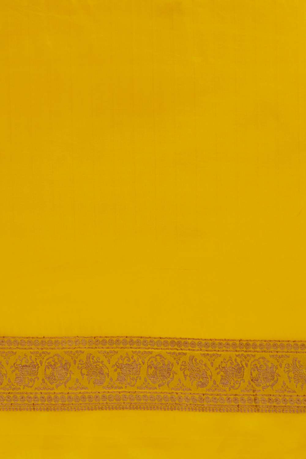 Yellow Pure Crepe Woven Saree image number null