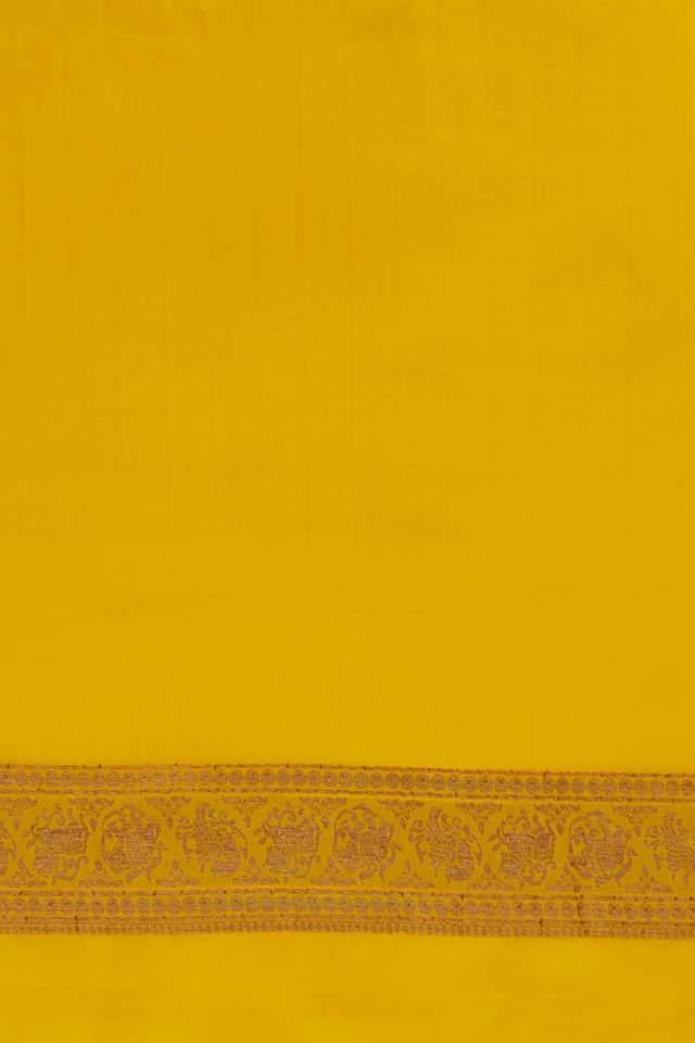 Yellow Pure Crepe Woven Saree thumbnail image number null