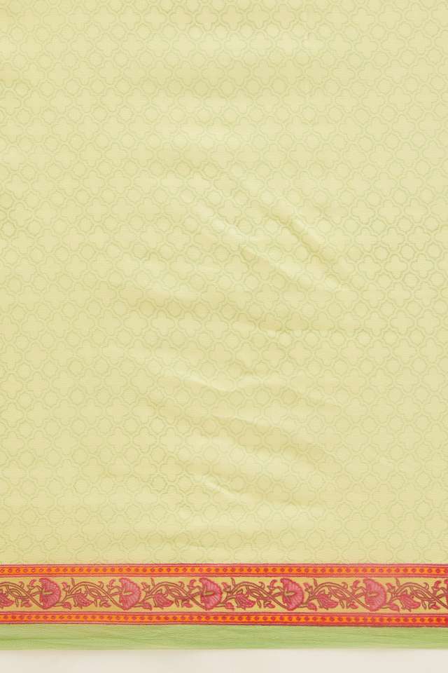 Light Green Viscose Georgette Printed Saree thumbnail image number null