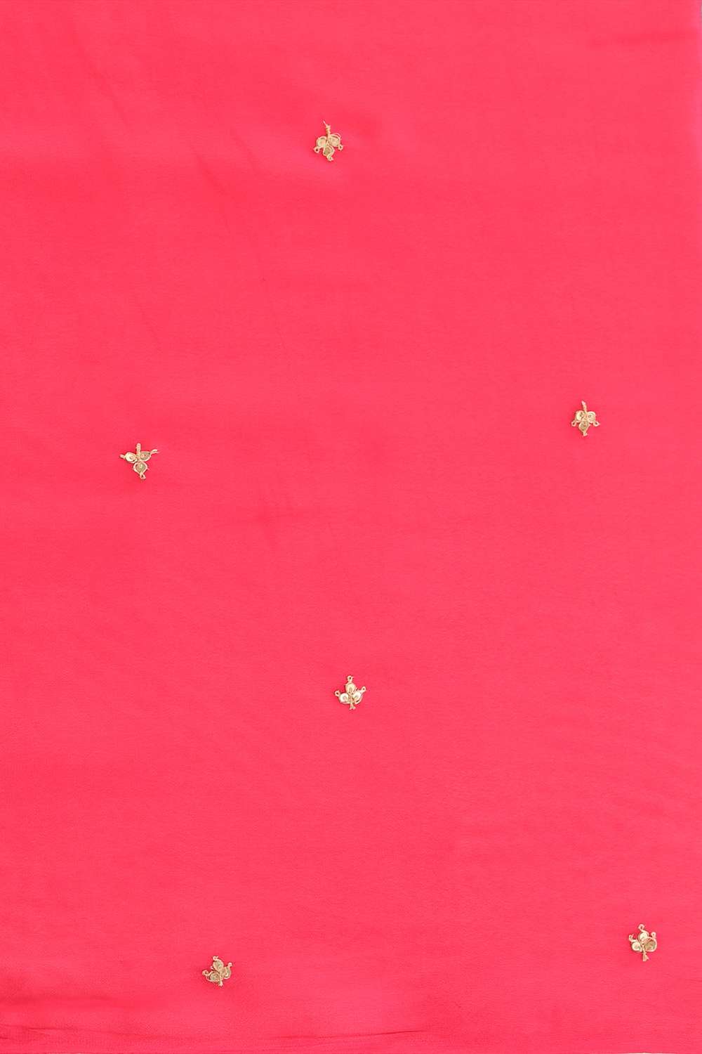 Pink Craft Viscose Georgette Gota Patti Saree image number null