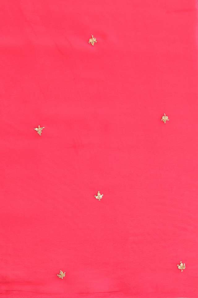 Pink Craft Viscose Georgette Gota Patti Saree thumbnail image number null
