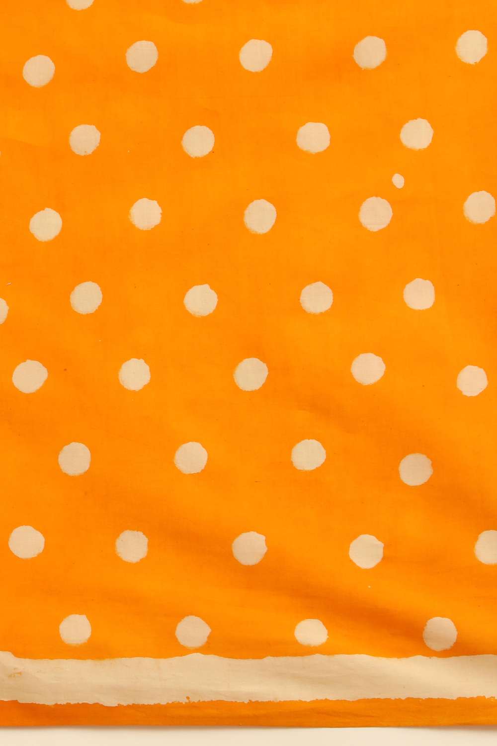 Yellow Pure Cotton Bagru Block Printed Saree image number null