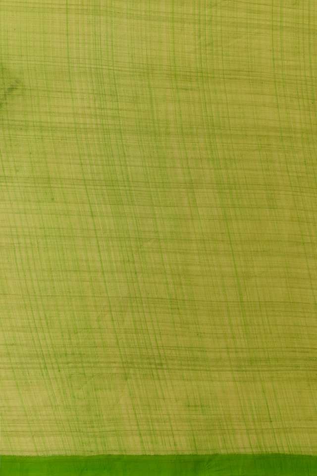Light Green Bengal Pure Cotton Mulmul Block Printed Saree thumbnail image number null