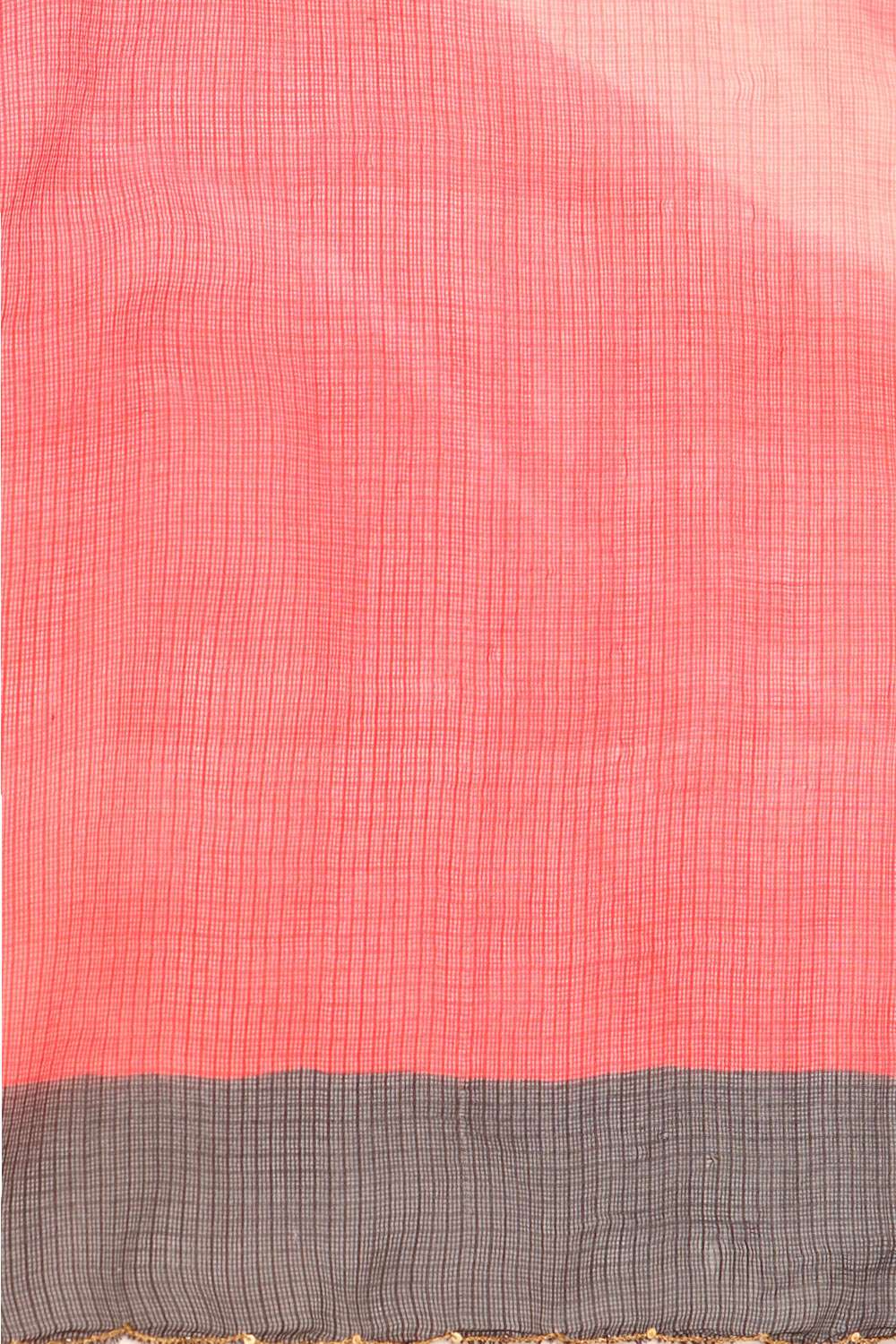 Red Printed Pure Silk Saree image number null