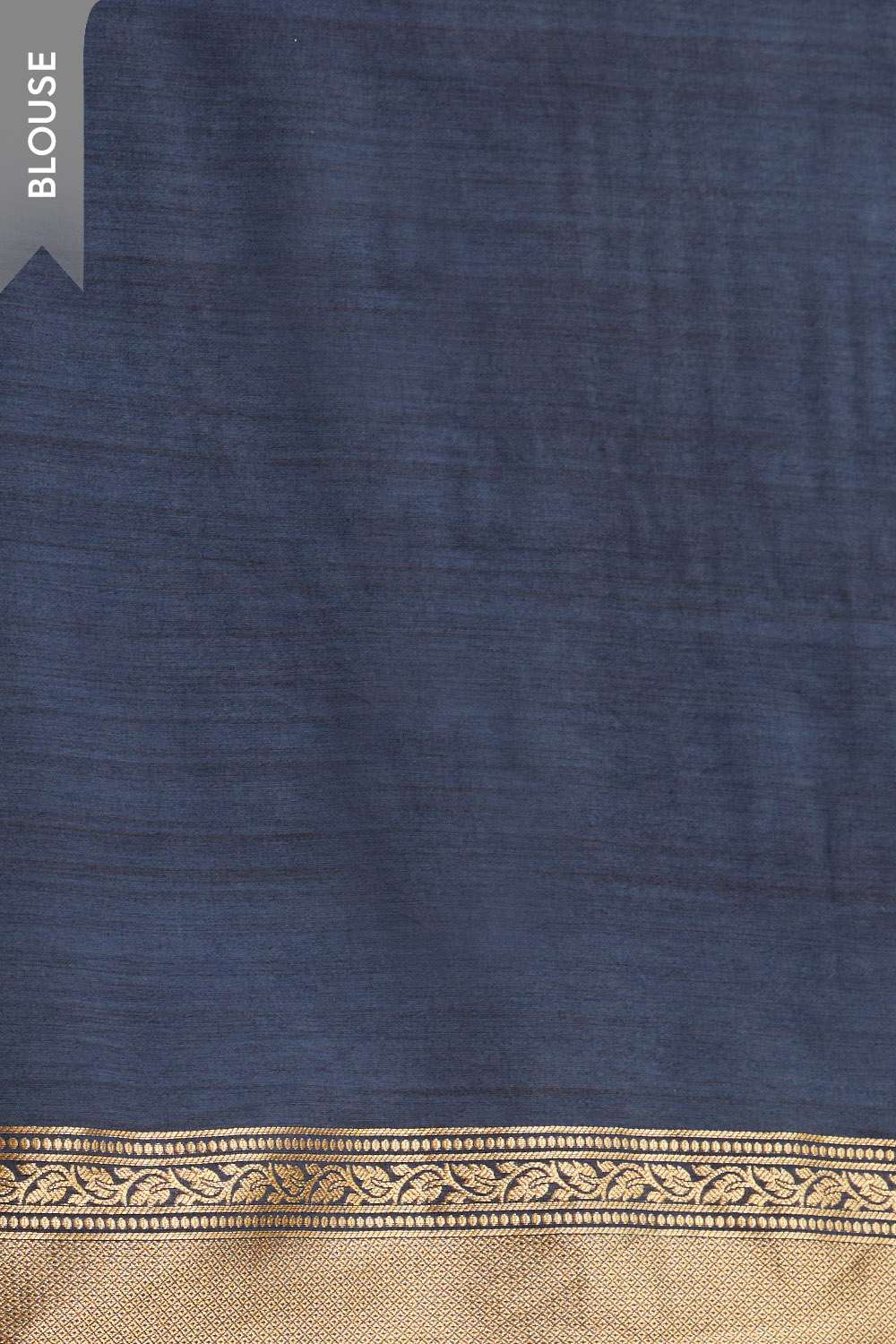 Blue Woven Viscose Luxe Saree image number null