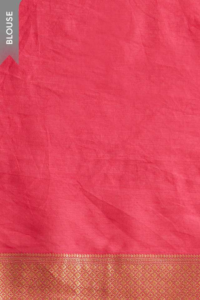 Pink Woven Viscose Luxe Saree thumbnail image number null
