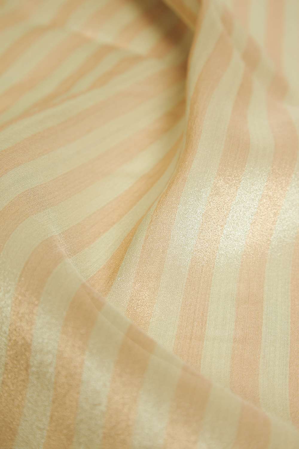 Beige Woven Tissue Viscose Saree image number null