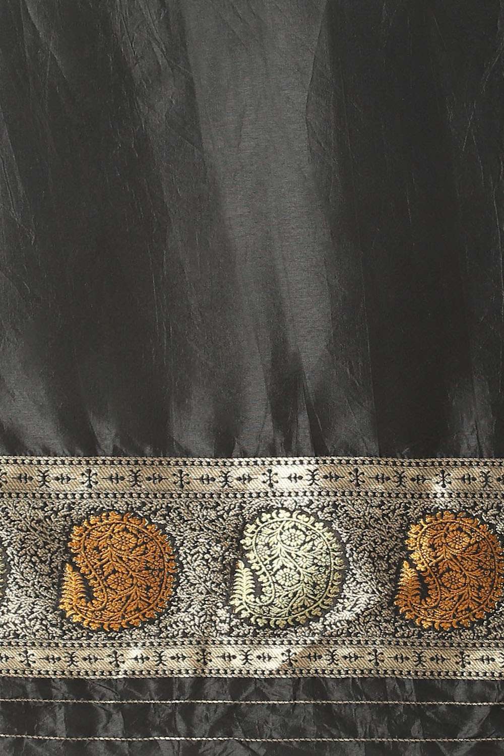 Dark Grey Pure Luxe Vegan Saree image number null