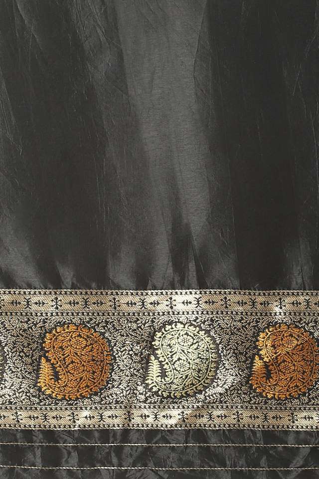 Dark Grey Pure Luxe Vegan Saree thumbnail image number null