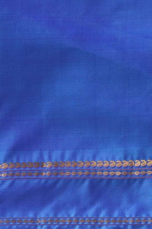 Gold Pure Silk South Saree thumbnail image number null