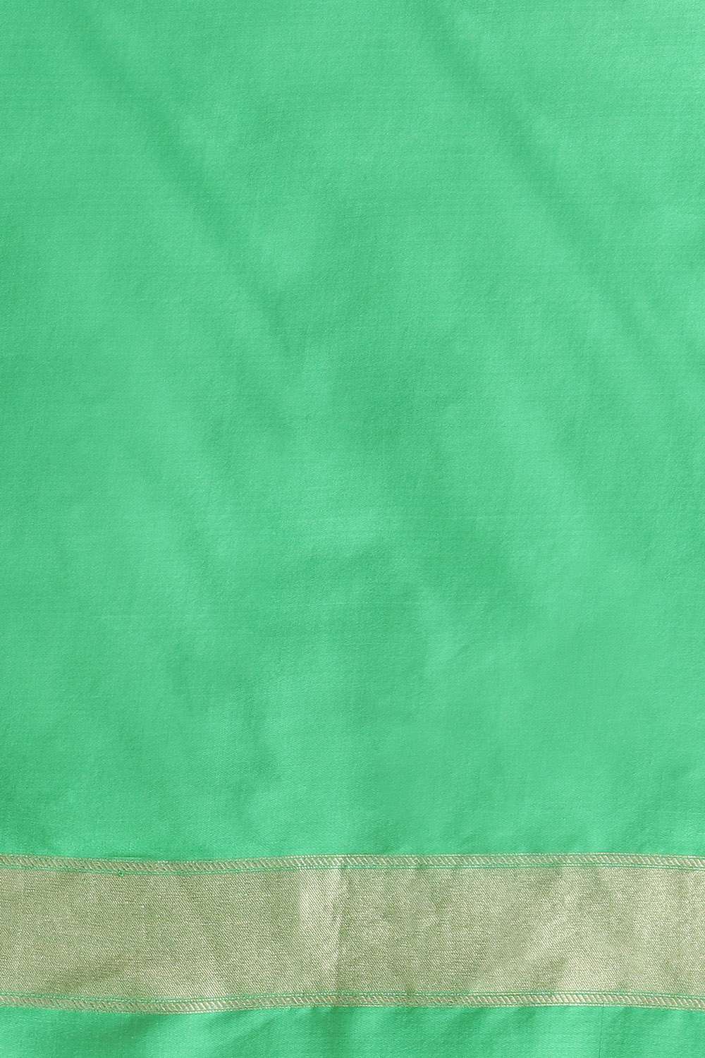 Light Green Pure Silk Banarasi Saree image number null
