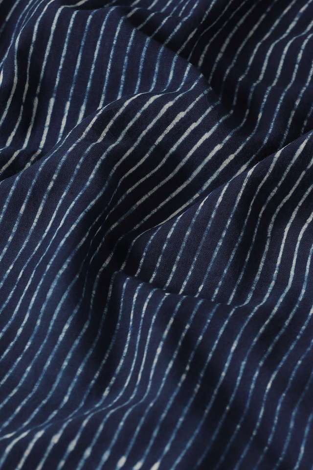 Blue Pure Cotton Ajrakh Printed Saree thumbnail image number null