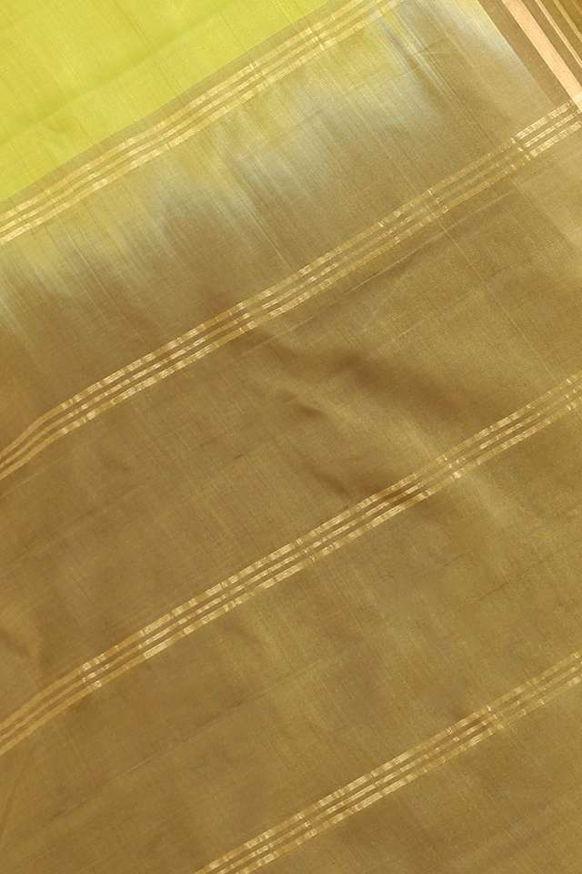Light Yellow Pure Silk South Saree thumbnail image number null