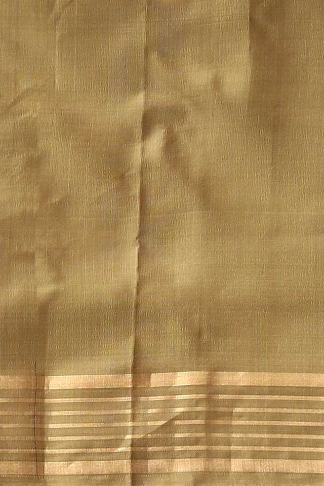 Light Yellow Pure Silk South Saree thumbnail image number null