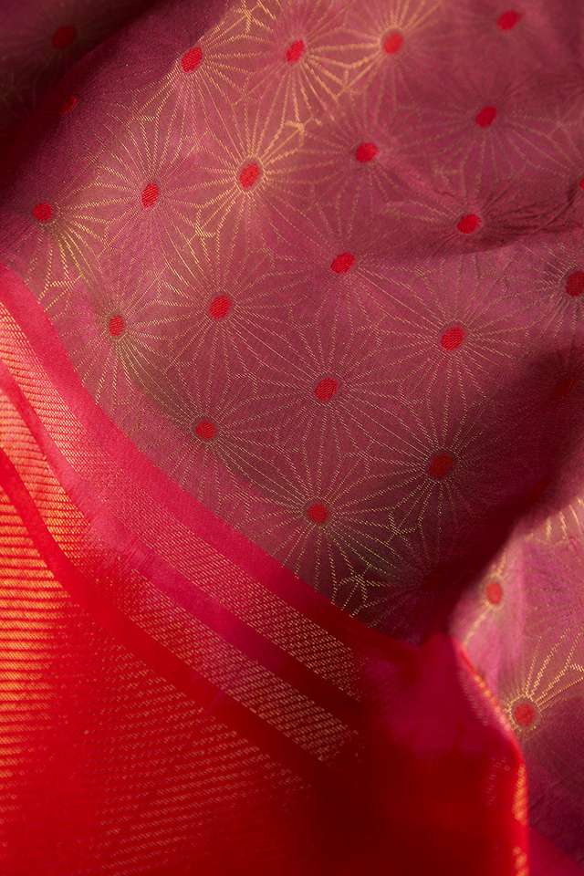 Purple Woven South Silk Tencel Saree thumbnail image number null