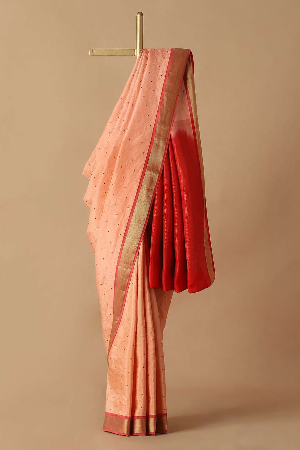 Pink Pure Silk Tencel South Saree