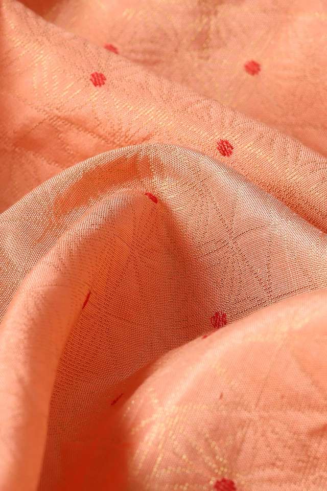 Pink Pure Silk Tencel South Saree thumbnail image number null