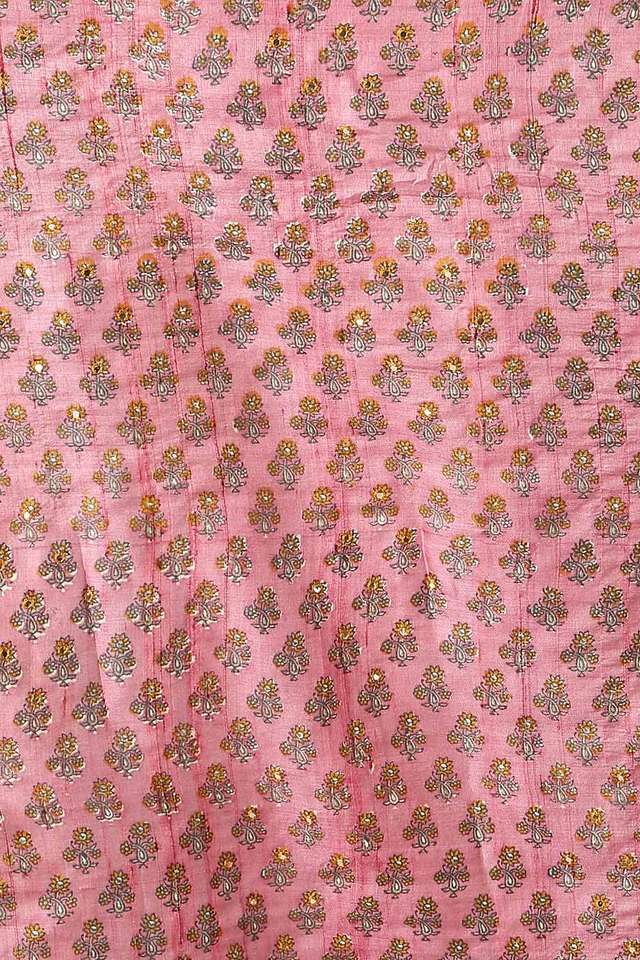 Yellow Pure Tussar Vanya Embroidered Saree thumbnail image number null