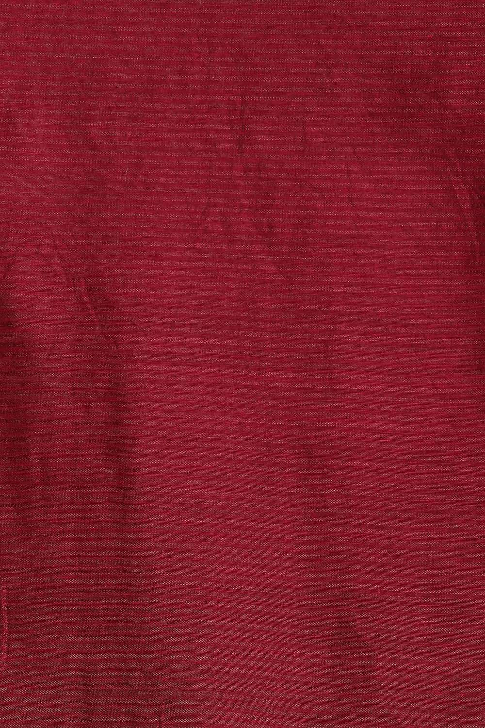 Maroon Pure Tussar Vanya Embroidered Saree image number null