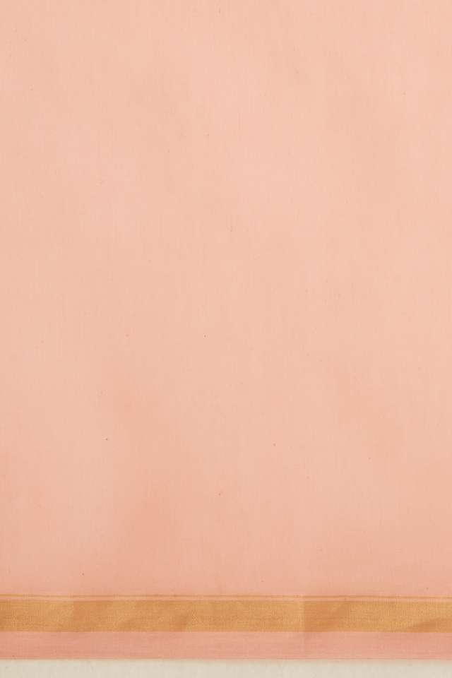 Light Pink Pure Silk Cotton Chikankari Saree thumbnail image number null