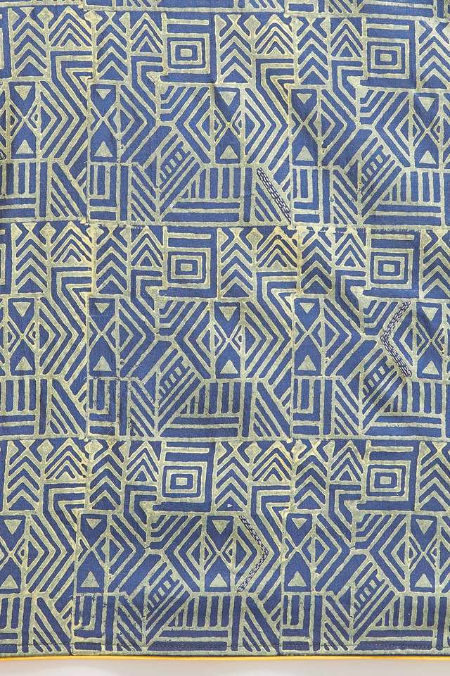 Blue Pure Organza Tissue Printed Saree thumbnail image number null