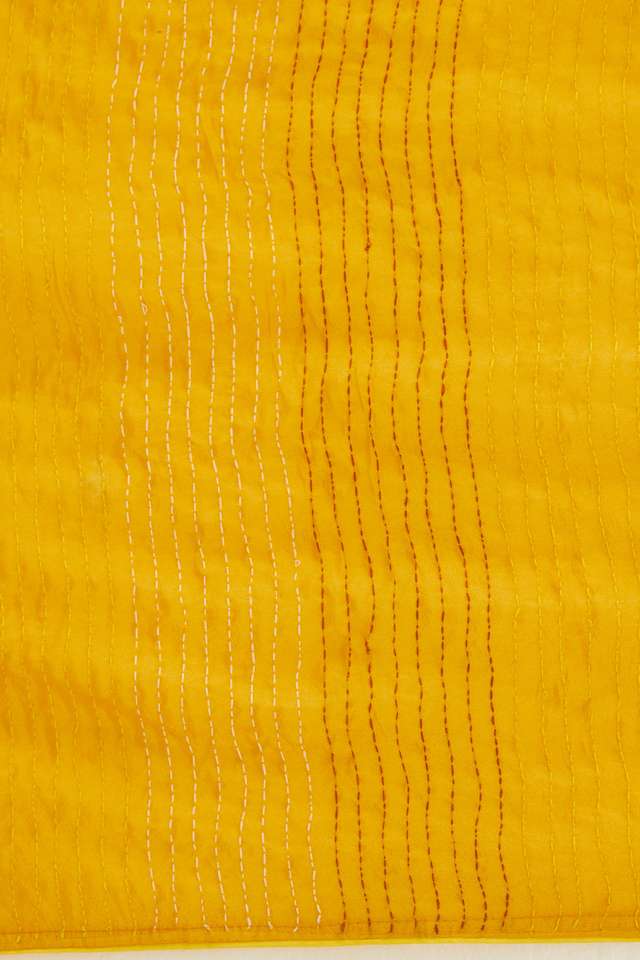 Orange Pure Organza Tissue Printed Saree thumbnail image number null