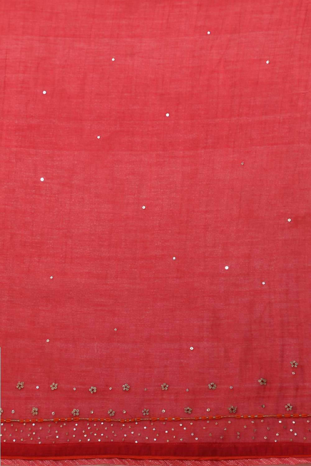 Multicoloured Pure Silk Cotton Embroidery Saree image number null