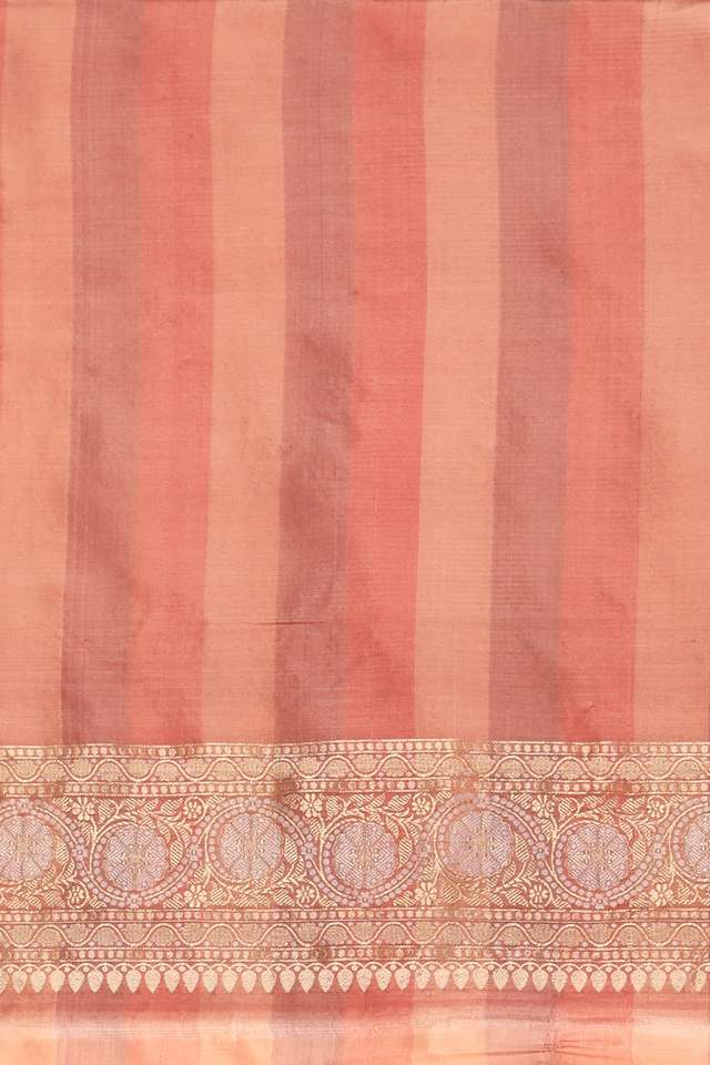 Pink Pure Silk Woven Banarasi Saree thumbnail image number null