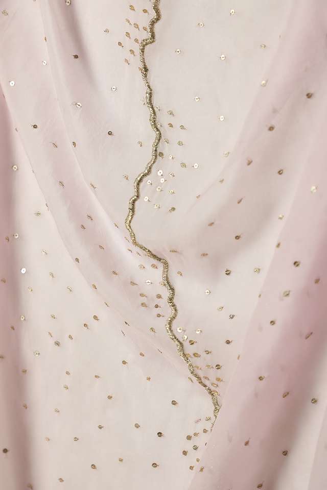 Pink Viscose Embroidery Saree thumbnail image number null