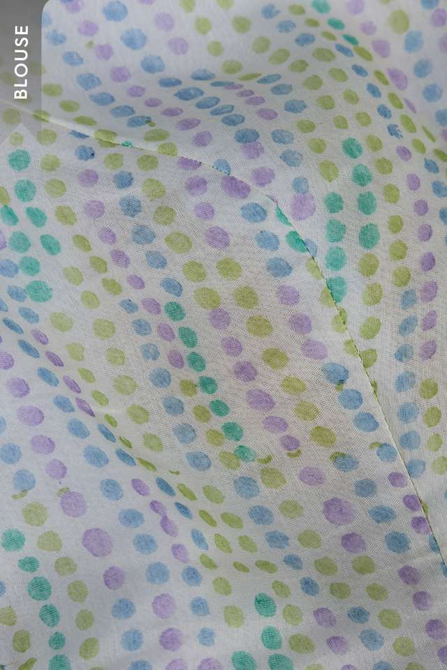 Green Rajasthan Pure Silk Cotton Printed Mukaish Saree thumbnail image number null