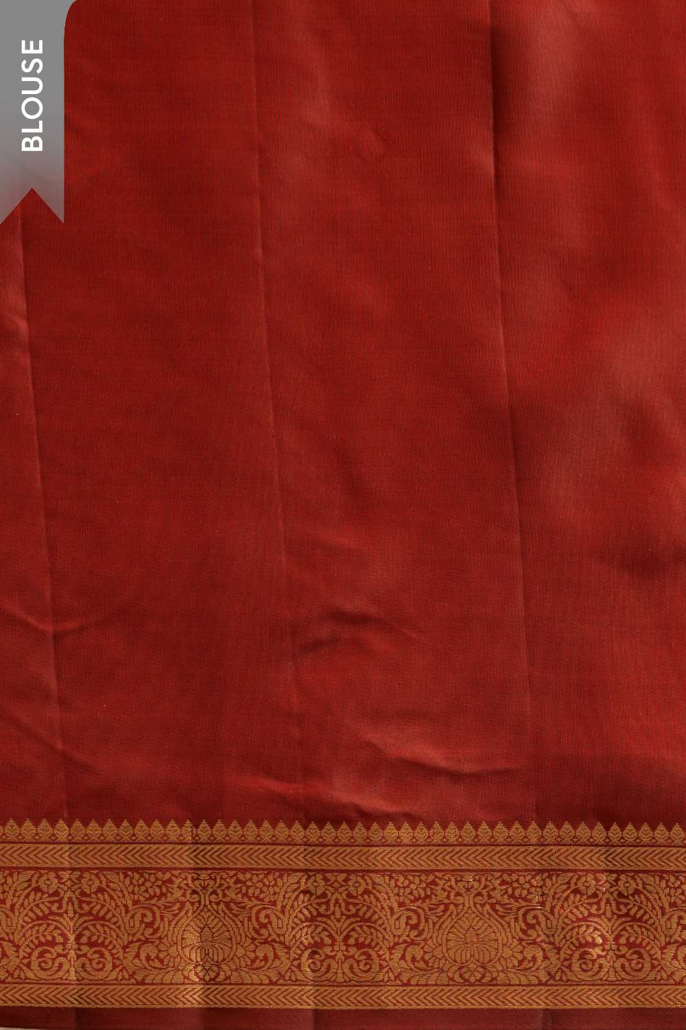 Orange Woven Silk Viscose Saree image number null