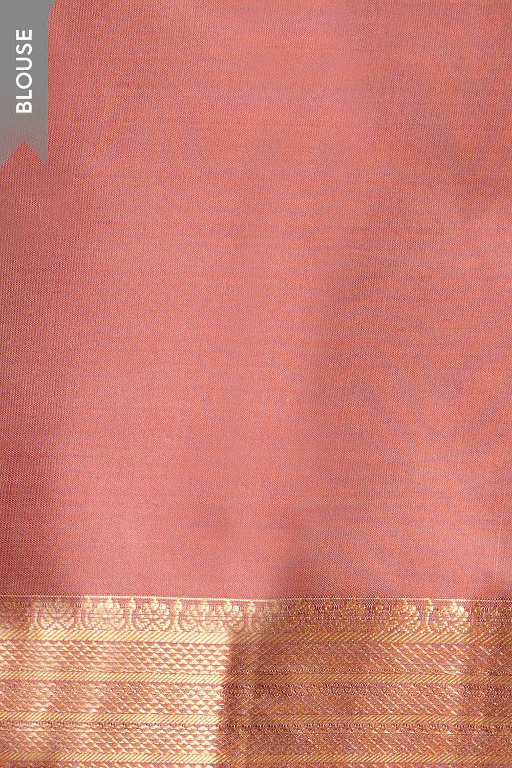 Grey Woven Silk Viscose Saree image number null