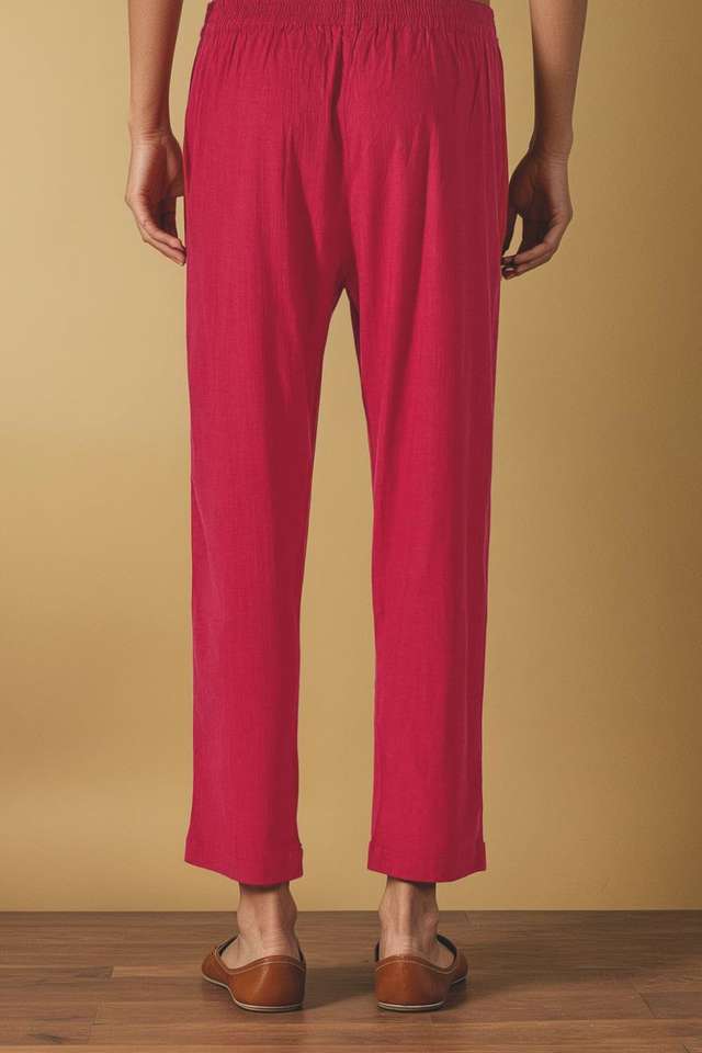 Pink Viscose Woven Trouser thumbnail image number null