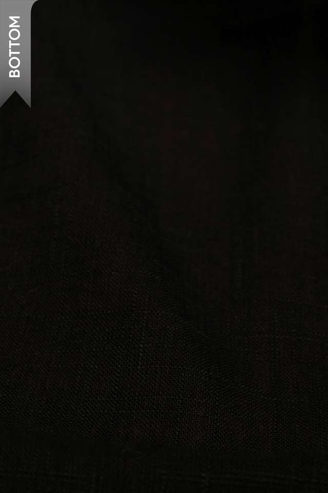 Black Embroidered Pure Cotton Unstitched Suit Set thumbnail image number null