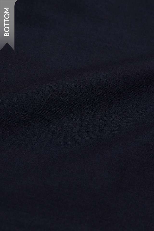 Dark Blue Block Printed Pure Silk Cotton Unstitched Suit Set thumbnail image number null