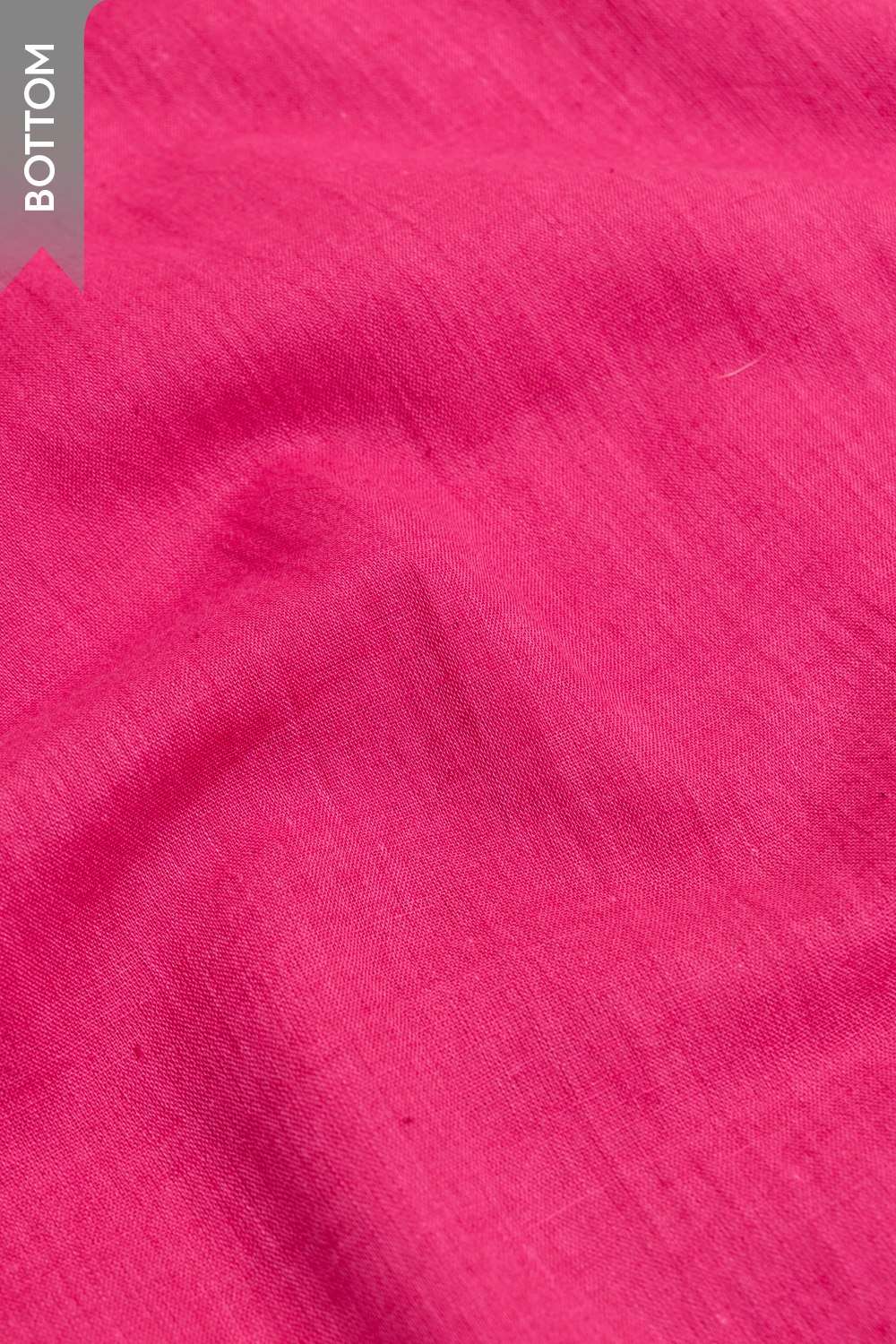 Pink Pure Cotton Jamdani Unstitched Suit Set image number null