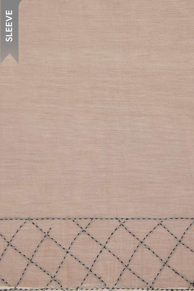 Off White Pure Silk Cotton Embroidered Unstitched Suit Set thumbnail image number null