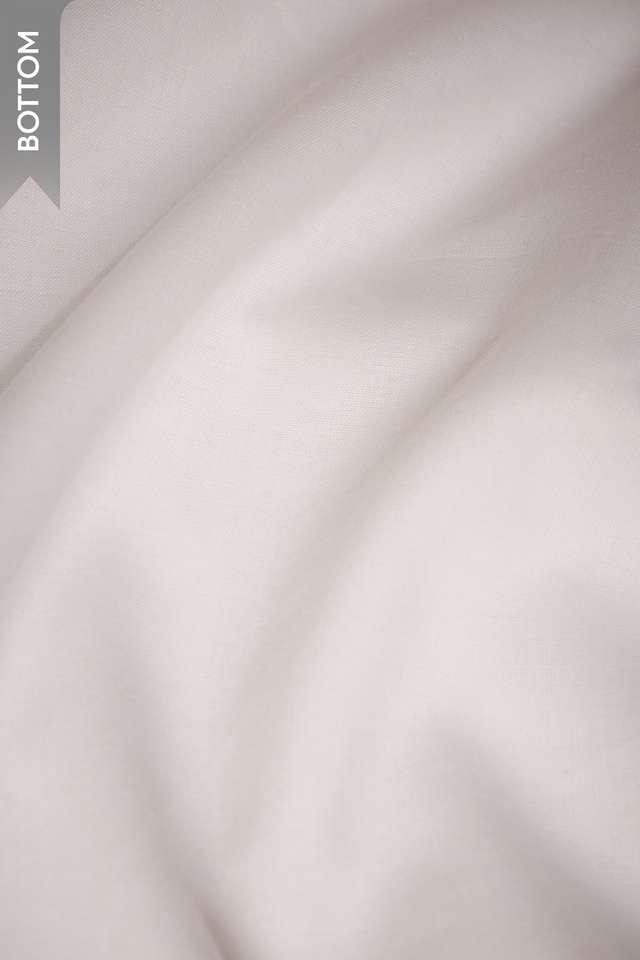 White Pure Cotton Chikankari Unstitched Suit Set thumbnail image number null
