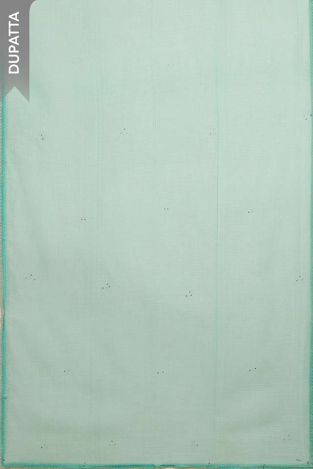 Light Blue Pure Cotton Embroidered Unstitched Suit Set thumbnail image number null