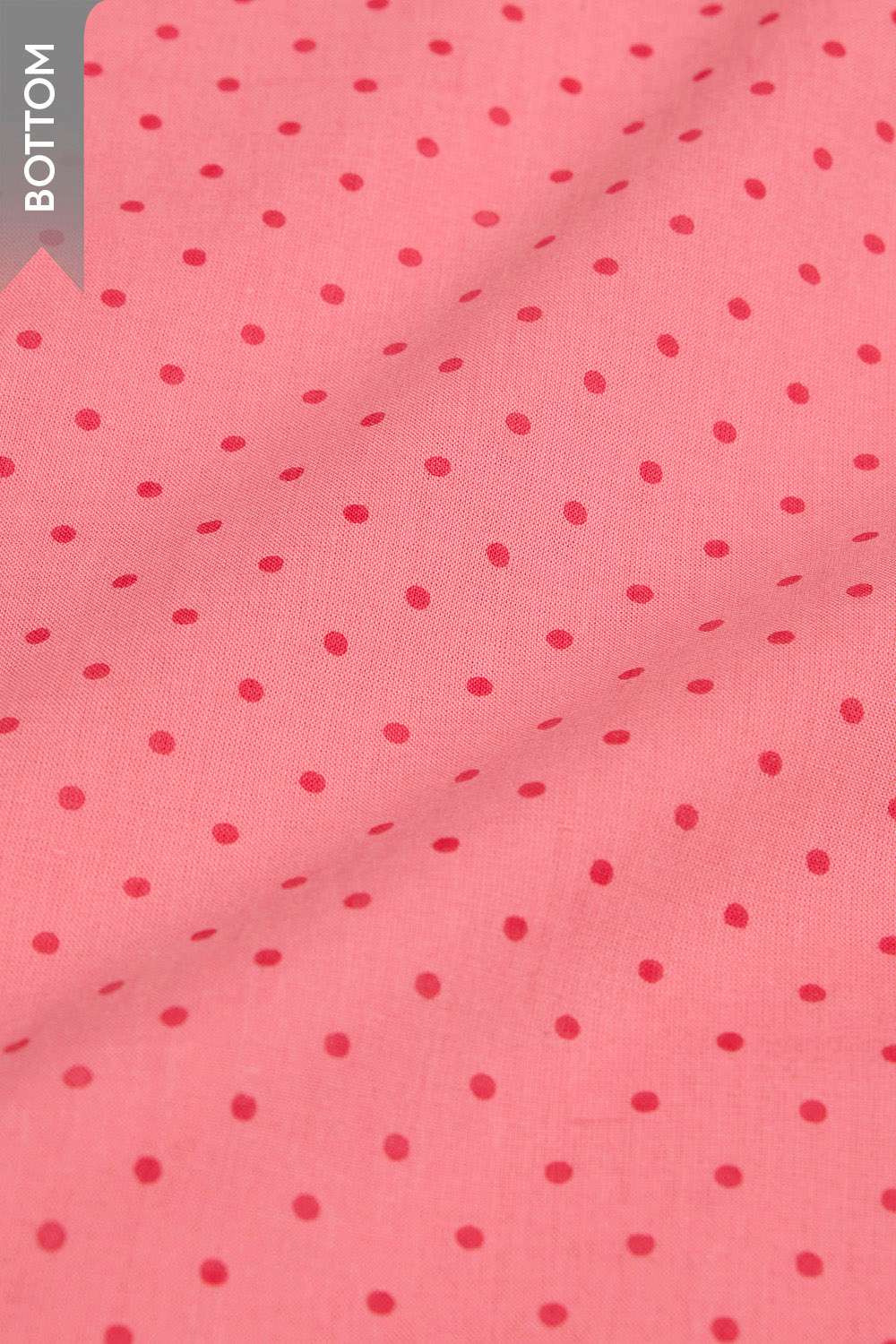 Light Pink Pure Cotton Printed Sanganeri Unstitched Suit Set image number null
